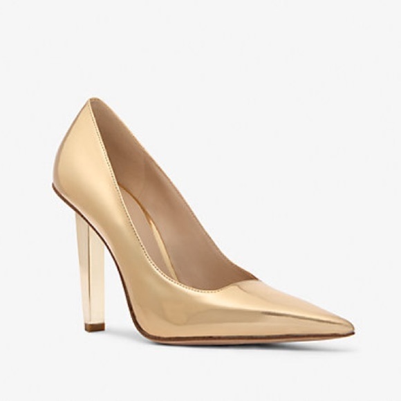 Michael Kors | Halle Metallic Leather Pump - Picture 1 of 7